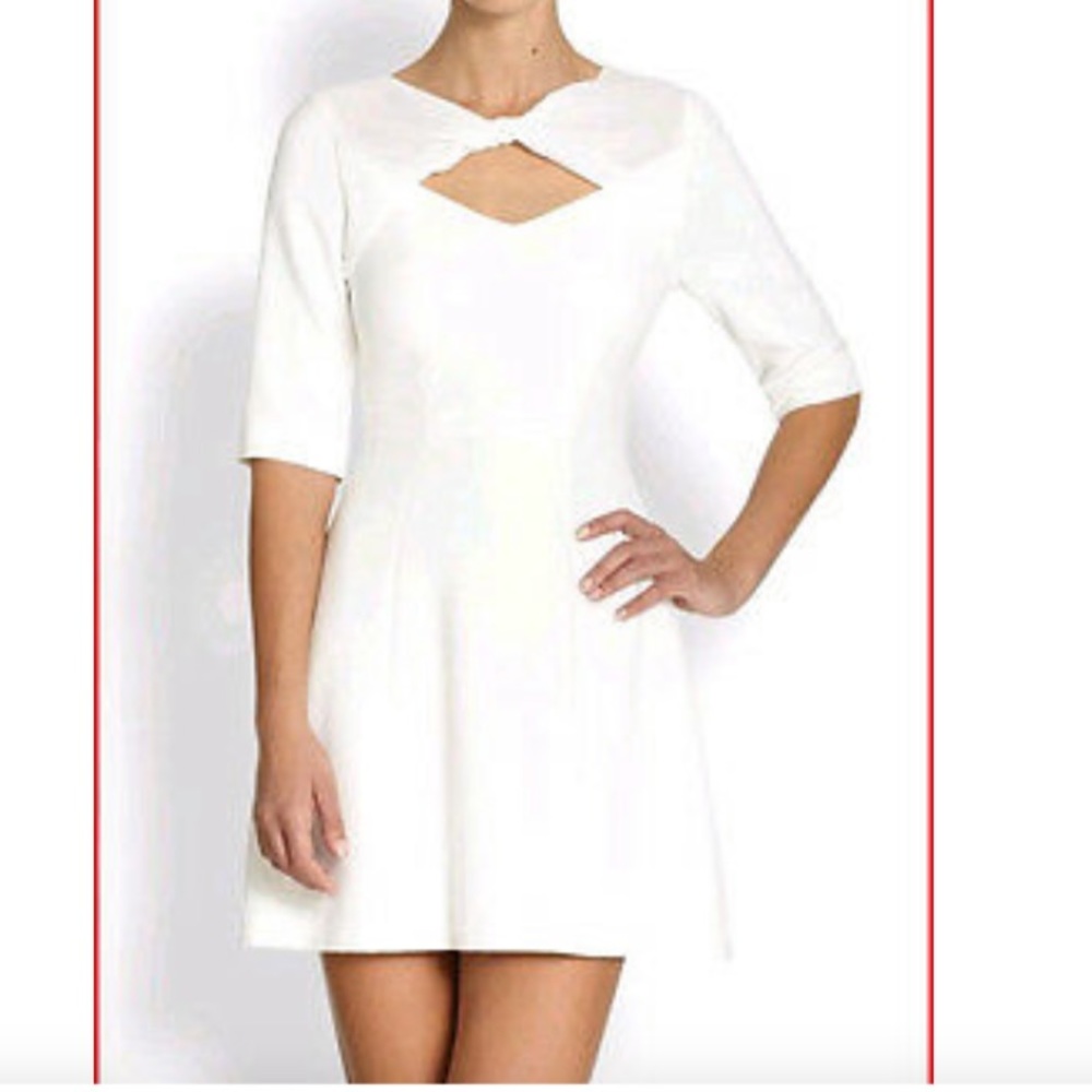 NWT BCBGMaxazria white cocktail dress size 2